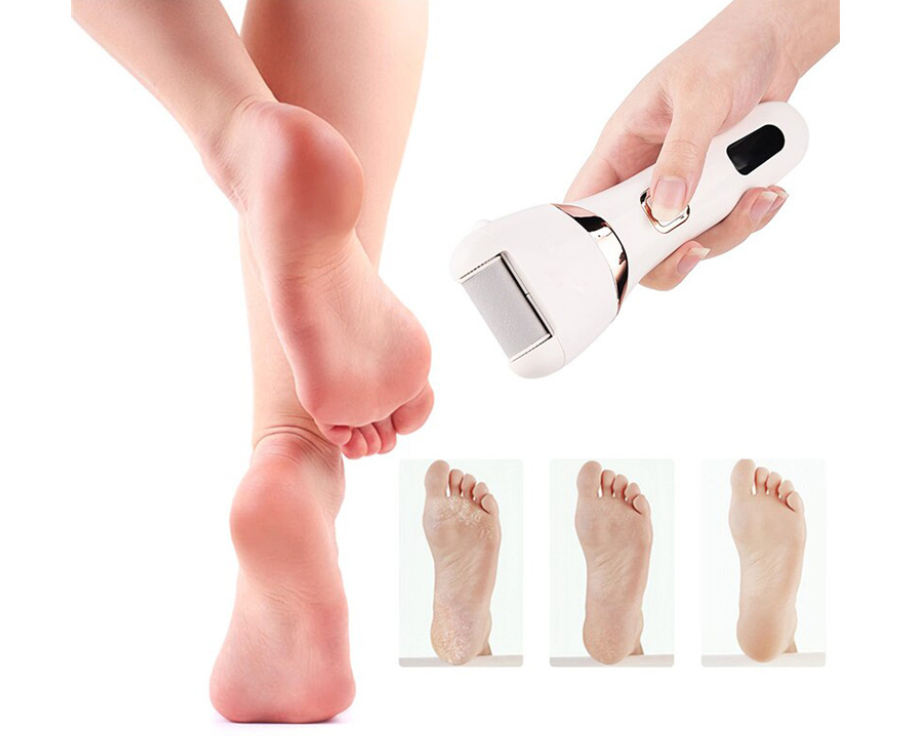 Wydajny elektryczny pilnik do stóp z akcesoriami